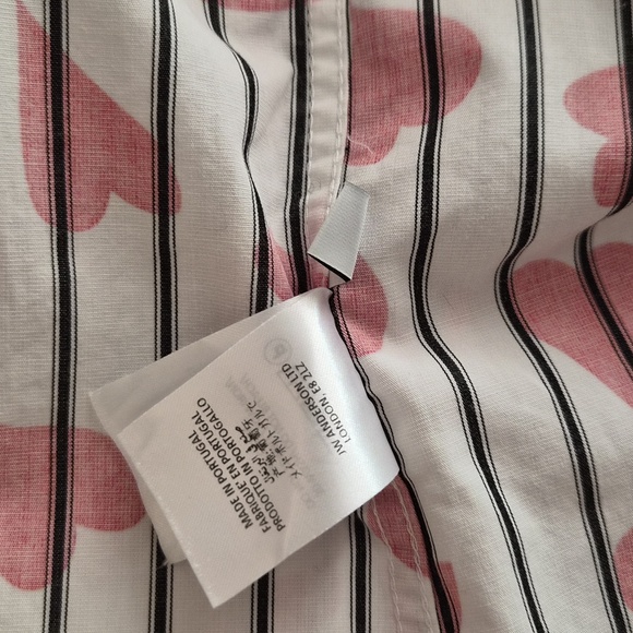 JW Anderson Striped Heart Button Down Shirt - Picture 7 of 7